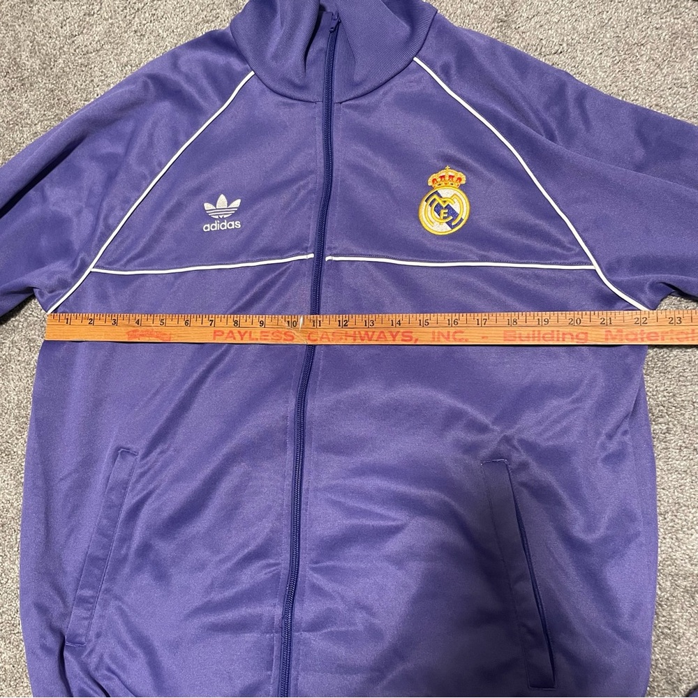 Adidas Real Madrid Royal Purple Track Jacket vintage - Picture 7 of 7